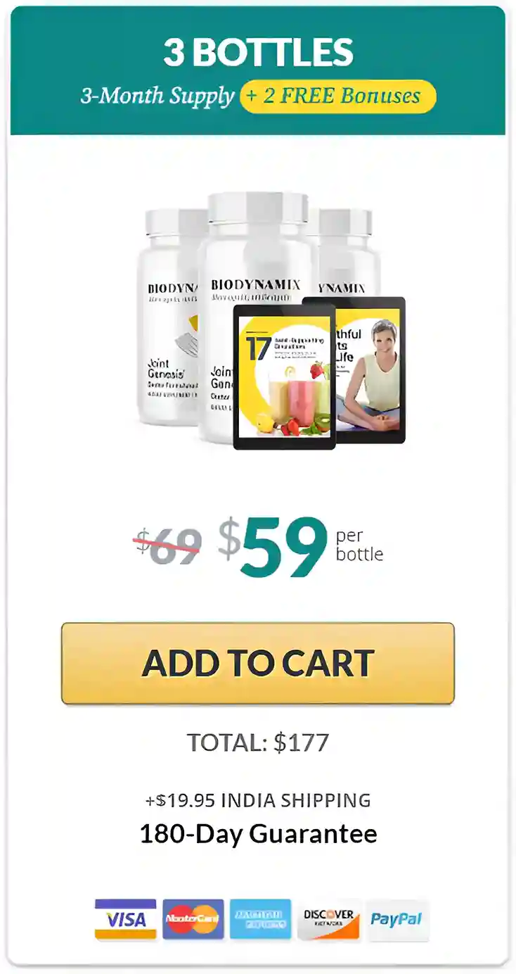 Joint Genesis 3 bottles pricing